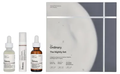 Zdjęcie produktu dla Emulsja 15 ml / Olej z nasion dzikiej róży 30 ml / Kwas hialuronowy 2% + witamina B5 30 ml – zestaw na noc The Ordinary