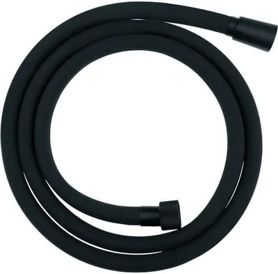 Produktbild von Design Silikon-Duschschlauch, Schwarz 1500 mm Schwarz