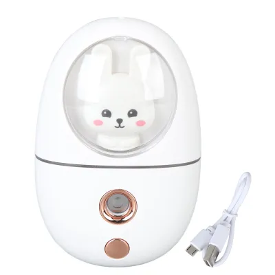 Produktbild von Niedlicher Gesichtsnebelsprüher mit Tiermotiv, wiederaufladbarer Mini-Augen- und Gesichtsbefeuchter für unterwegs, 35 ml, 500 mAh
