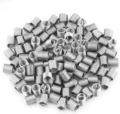 100 Spiralförmige Drahteinsätze M8 x 1,25 Edelstahl