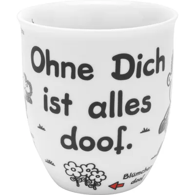 Produktbild von Tasse »Ohne Dich ist alles doof.«