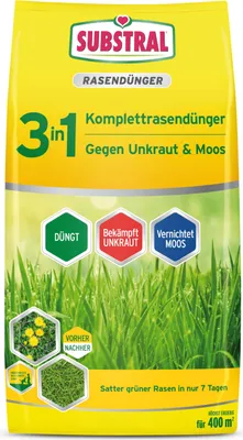 Produktbild von Substral 3in1 Komplett-Rasendünger 14 kg