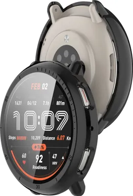 Obrázek produktu pro INF Pouzdro pro Huami Amazfit Active2 - Integrovaná ochranná fólie na displej Černá