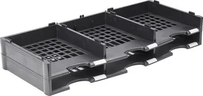 Productafbeelding van Modulaire 30-Compartiment Literatuur Organizer - Zwart