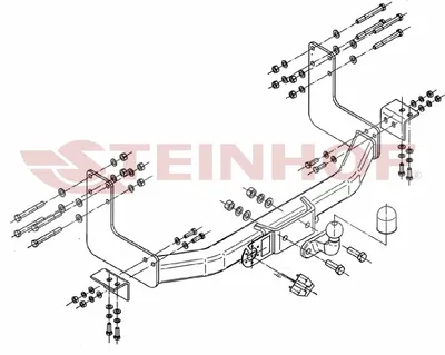 Produktbild von Z547176 Anhängerkupplung passend für MERCEDES Sprinter 1995-2006 starr