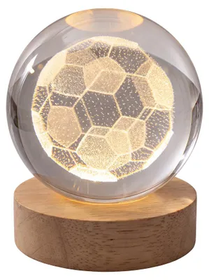 Produktbild von Clayre & Eef Tischlampe Braun Glas