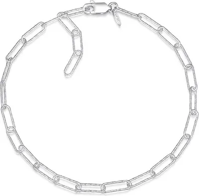Produktbild von SILBERKETTEN STORE Fußkette Ankerkette 3,5mm mit Diamantschliff - 925 Silber - 30cm