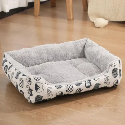 Zdjęcie produktu dla Legowisko dla psa XL (70x55 cm), można prać, miękka i puszysta wyściółka, antypoślizgowe, idealne dla dużych psów i kotów