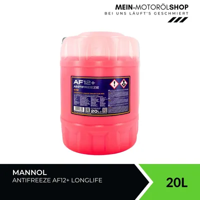 Produktbild von Mannol Antifreeze AF12+ Longlife Frostschutz Konzentrat 20 Liter (MN4112-20)