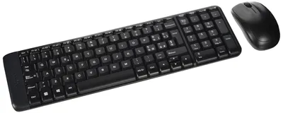 Produktbild von Logitech Wireless Combo MK220 - Tastatur-und-Maus-Set - kabellos - 2.4 GHz - Italienisch - Dunkelgrau