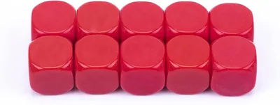 Imagen del producto de Dados de 6 caras, de 22 mm, en 4 colores, para juegos educativos