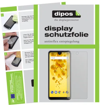Produktbild von 2x Schutzfolie für Wiko View 2 matt Displayschutzfolie Folie Display Schutz