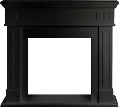 Produktbild von Cambridge Kaminrahmen aus schwarzem Holz, B 110 x T 36 x H 100