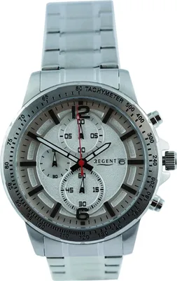 Produktbild von Regent Metall Herren Uhr Armbanduhr Quarz silber Metallarmband D2UR1152507