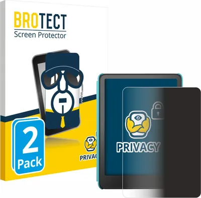 Produktbild von 2x BROTECT Sichtschutzfolie für Amazon Kindle Colorsoft Kids Anti-Spy Privacy Sichtschutz Blickschutz Folie Blaulicht-Schutz