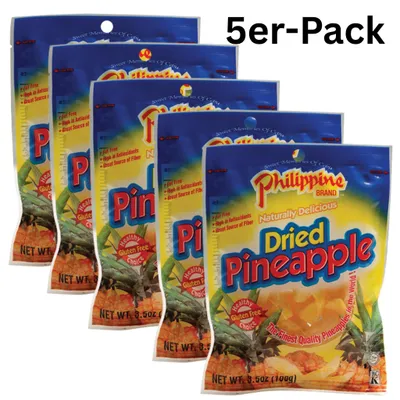 Produktbild von 5er-Pack Philippine Brand Getrocknete Ananas 100g