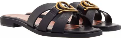 Produktbild von Guess Pantoletten SYMO Damen Glattleder Schwarz Größe: 36