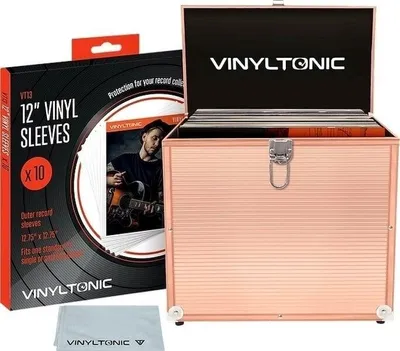 Zdjęcie produktu dla Vinyl Tonic VT02RGS, Schowek, Różowy, Prostokątny, Aluminium, Stal, Drewno, Monochromatyczny, Wewnętrzna