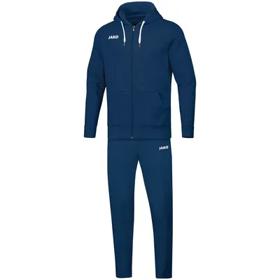 Produktbild von JAKO Unisex Jogginganzug Base mit Kapuze, Farbe:marine, Größe:S