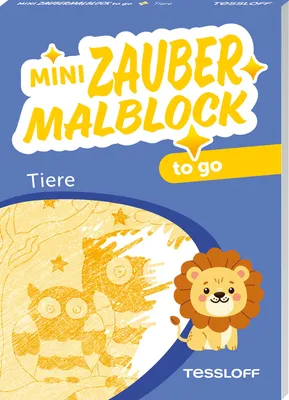 Produktbild von Mini Zaubermalblock to go. Tiere