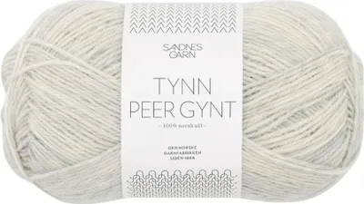 Produktbild von Sandnes Tynn Peer Gynt 50g - Norwegische Wolle 1021 lys gramelert