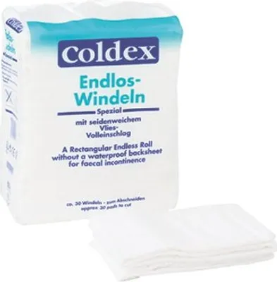 Produktbild von Vorlage Coldex Vlieswindel (1Karton: 5x56Stk.)>>>>