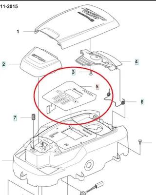 Obrázek produktu pro Klávesnice pro sekačku Automower® AM305