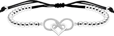 Productafbeelding van Boho Armband - Hart Infinity - Dagelijks Dragen - Verstelbare Lengte - 17-27 cm - Goudkleurig