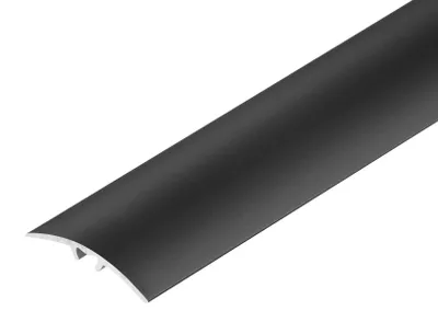 Zdjęcie produktu dla Profil progowy aluminiowy 30mm 5w1 Cezar Czarny Mat 1,86m