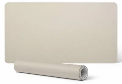 Produktbild von Rutschfeste Schreibtischunterlage mit Aufdruck, beige, 90 x 45 cm