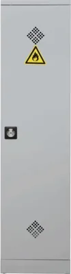 Produktbild von Gefahrstoffschrank Snake| HxBxT 195x50x42 cm | Grau