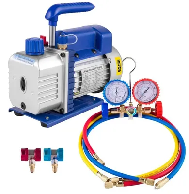Obrázek produktu pro Vakuové pumpy, 1/4 HP, průtok 1,8 CFM, manometr pro motory 1-4 HP