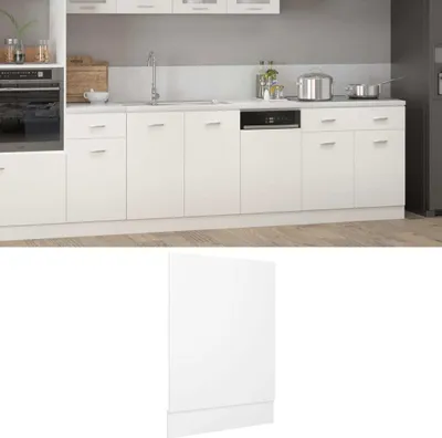 Produktbild von vidaXL Obal na umývačku riadu Lyon biely 45x3x67 cm Materiál na báze dreva