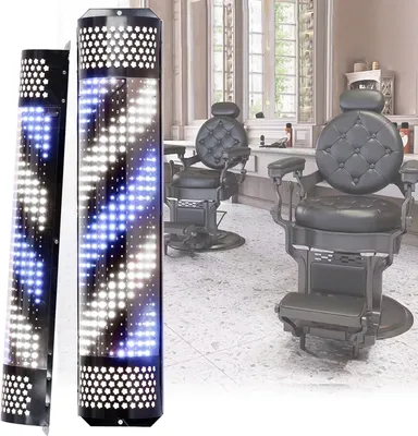 Produktbild von Deckenleuchte Säulenlampe LED-Barbershop-Barbershop-Barber-Werbeschild-Salon 90 cm