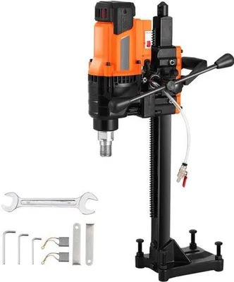 Immagine prodotto di Trapano a nucleo - 3200 W - diametro 250 mm - potente trapano per la perforazione del calcestruzzo, adatto sia per uso a secco che a umido