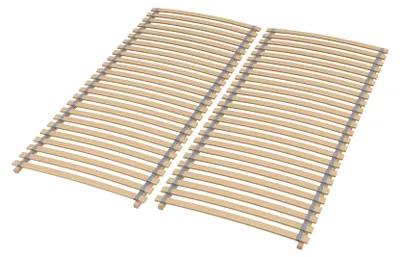Zdjęcie produktu dla Rama zwijana Premium 160x200, rama z listew brzozowych z 28 listwami, wyprodukowana w Niemczech, w pełni zmontowana i zwinięta, nośność 130 kg