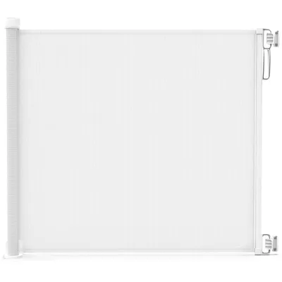 Produktbild von VOUNOT® Treppenschutzgitter Ausziehbar Türschutzgitter Roll 0-180cm, für Hunde, Katzen, Weiß
