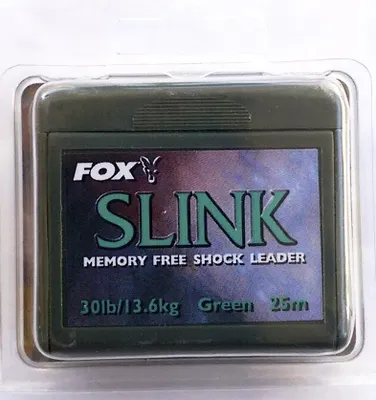 Produktbild von Fox Stiffrig Vorfachschnur Slink grün 25m 30 lbs
