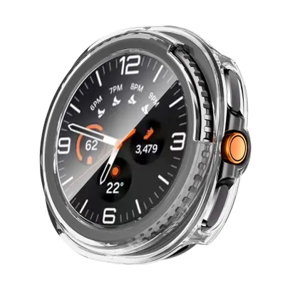 Produktbild von Stravo Displayschutzfolie für Samsung Galaxy Watch 8 Classic 46 mm, Schutzhülle, passgenau, kratzfest, stoßfest, Rundumschutz, Transparent