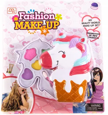 Produktbild von Kinder Schminkset Einhorn Make-up Koffer Lidschatten Spielzeug Mädchen Geschenkidee