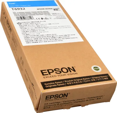 Produktbild von Epson Singlepack UltraChrome XD Cyan T693200 (350 ml), Cyan, 350 ml, 1 Stück(e), Einzelpackung