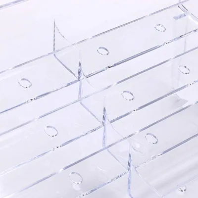 Produktbild von Acryl Visitenkartenhalter 8 Fächer - Desktop Klare Visitenkartenständer - Arbeitsplatten Indexkarten Organizer - Schreibtisch Aufgeräumt - Büro Zubehör Kartenständer