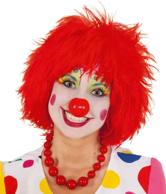 Produktbild von Perücke Clown rot