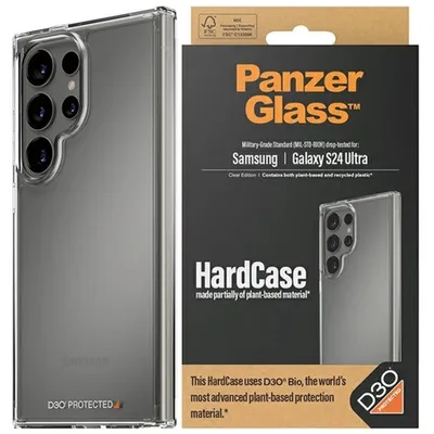 Zdjęcie produktu dla PanzerGlass ® HardCase Transparent w. D3O® Samsung Galaxy S24 Ultra, Pokrowiec, Samsung, Samsung - Galaxy S24 Ultra, Przezroczysty