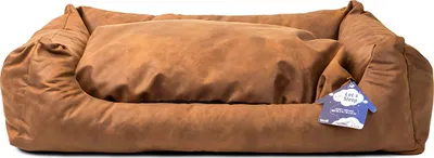 Produktbild von Lets Sleep Sweet Dreams Hundebett mit Kissen cognac, Größe: XL
