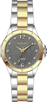 Zdjęcie produktu dla Invicta Celestial 69347 Zegarek Damski - Mechanizm Kwarcowy - Stal Nierdzewna z Szarym Cifernikiem - 29 mm