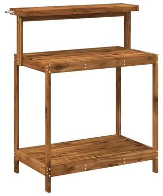 Produktbild von Outdoor Umtopfbank 86,5 x 48,5 x 106 cm Massivholz Akazie Natur
