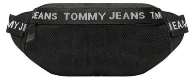 Image de Tommy Hilfiger - Sac banane avec empiècement en maille NA1417 (taille unique) (noir)