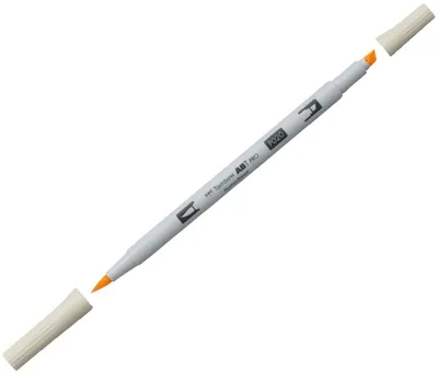 Produktbild von Dual-Fasermaler ABT Pro Keilspitze/Pinselspitze Alkoholbasis peach Packung mit 3 Stück