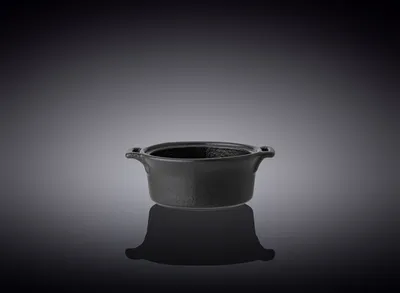 Produktbild von Wilmax Rechteckige Schale SlateStone Schwarz 10.5 x 3.7 cm Porzellan WL-661147/A
